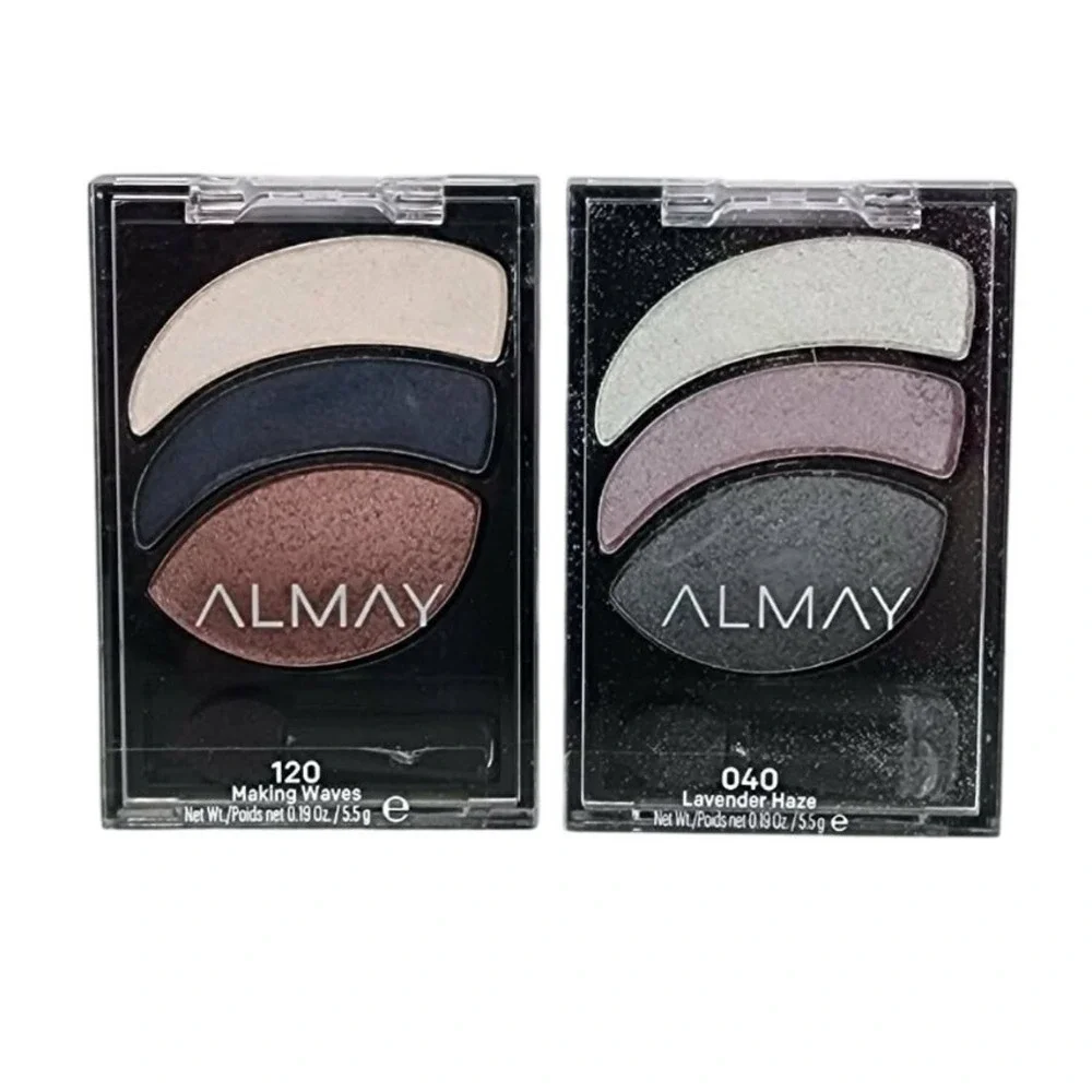 Almay Shadow Trios Eyeshadow Palettes Lot 120‎ 040 New
